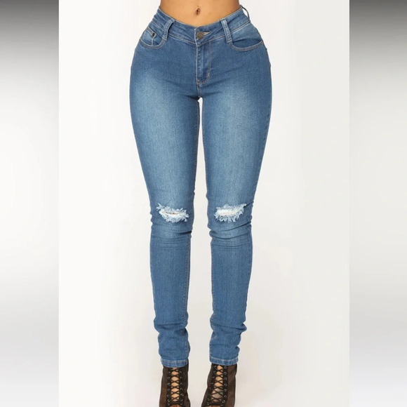 Fashion Nova Denim - Fashion Nova Party Monster Booty Lifter Skinny Jeans